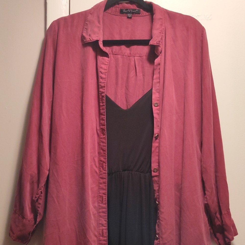 Washable Tencel Long Top/Jacket